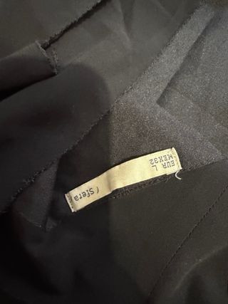 Vestido Zara Negro y Dorado