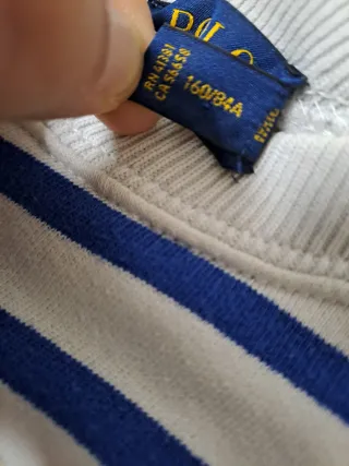 Sudadera Polo Ralph Lauren Oso Rayas Talla S