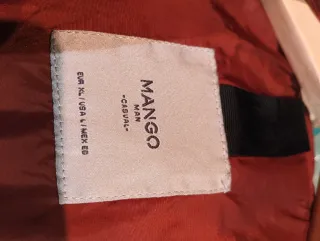 Chaqueta abrigo hombre marrón, de Mango