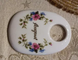 Portachiavi Porcellana August. Royal Albert