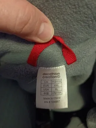 Cazadora Tribord azul y gris