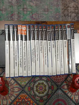 Lote Juegos PlayStation 2 (PS2),con dos mandos