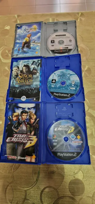 Lote 5 Videojuegos PS2: TimeSplitters, Time Crisis