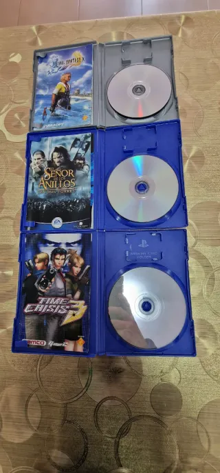 Lote 5 Videojuegos PS2: TimeSplitters, Time Crisis