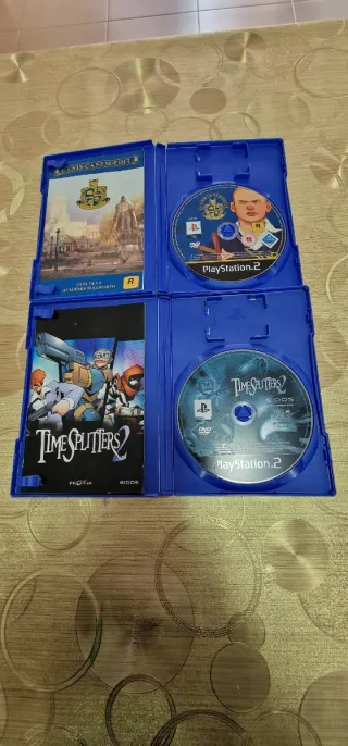 Lote 5 Videojuegos PS2: TimeSplitters, Time Crisis