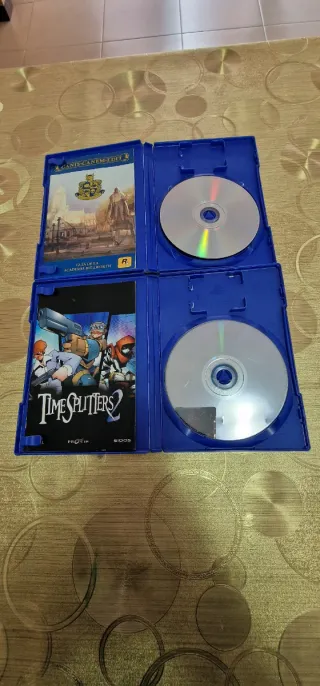 Lote 5 Videojuegos PS2: TimeSplitters, Time Crisis