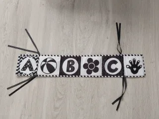 Libro alto contraste bebé para cuna o parque