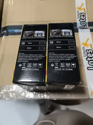 2 Cámaras Seguridad Solares Falsas O&W