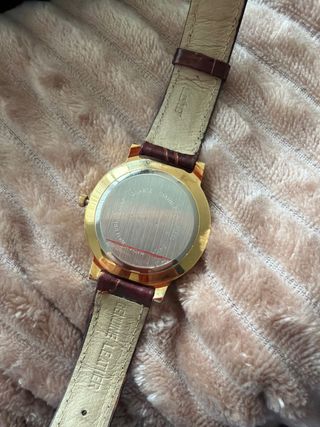 Reloj Micro Oro Marrón Profesional Cuarzo