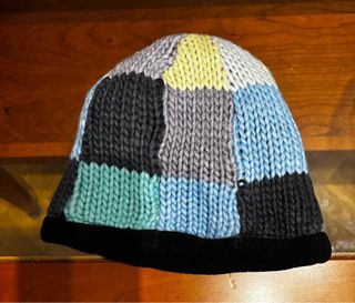 Gorro tejido patchwork