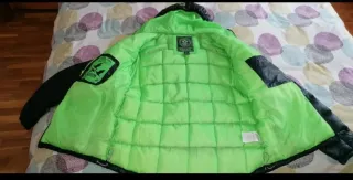 Cazadora Canadian Peak Talla M Negro/Verde.