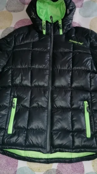 Cazadora Canadian Peak Talla M Negro/Verde.