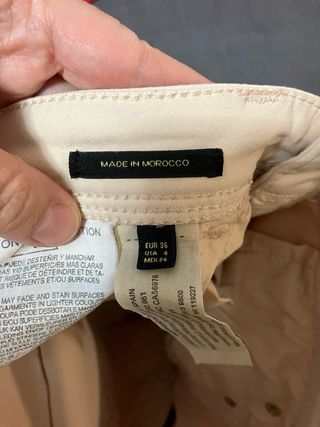 Lote 3 Pantalones Beige Massimo Dutti