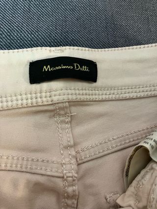 Lote 3 Pantalones Beige Massimo Dutti