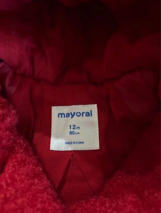 Cappottino Mayoral bambina 12 mesi