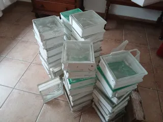 Bloques de cristal para construcción