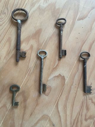 Lote 9 llaves antiguas