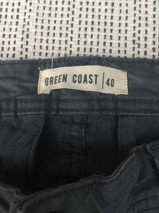 Pantalón cargo Green Coast gris talla 40