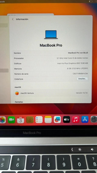 MacBook Pro 2020 512GB i5 8GB RAM