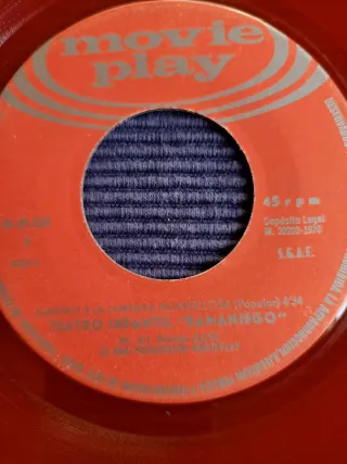 Lote 8 Vinilos Singles Cuentos Infantiles Clásicos