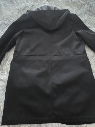 Abrigo Parka Zara Man Negro Hombre
