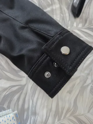 Abrigo Parka Zara Man Negro Hombre