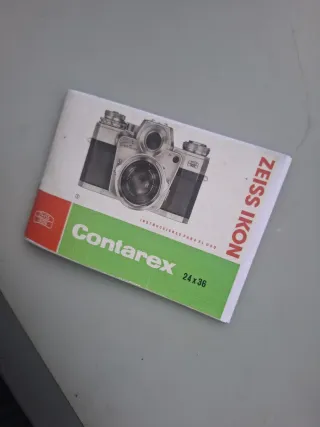 Zeiss Ikon Contarex Bulseye. Manual instrucciones