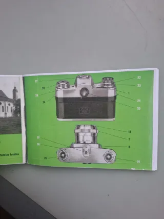 Zeiss Ikon Contarex Bulseye. Manual instrucciones