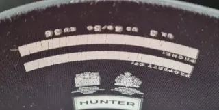 Botas de lluvia Hunter negras, talla 36.