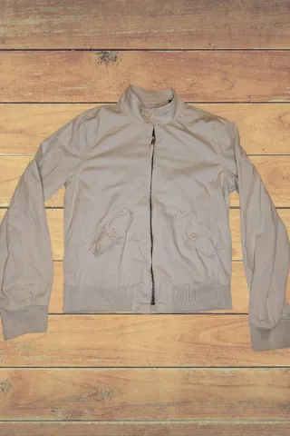 Giubbino Bomber Boom Boogie Panna Made in Italy