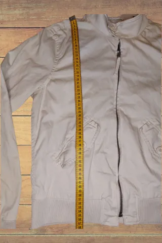 Giubbino Bomber Boom Boogie Panna Made in Italy