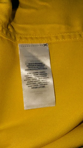 Camicia Ralph Lauren Donna Seta Liocel Gialla