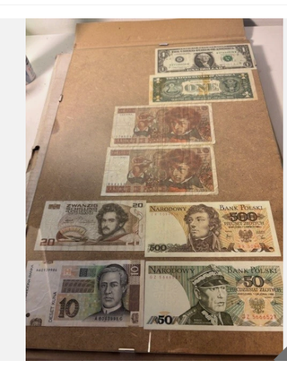 Lotto 8 Banconote Varie - Dollari, Franchi, Scelli