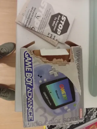 Caja vacía Game Boy Advance
