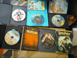 Lote 7 DVDs: Piratas del Caribe, Dragon Ball Z, Ha