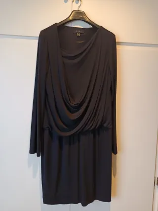 Vestido elegante negro DIVAS talla única