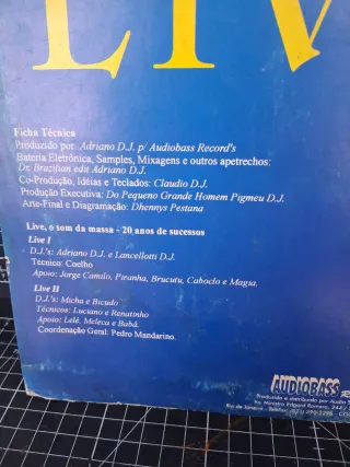 LP Adriano D.J. Apresenta Live O Som Da Massa Vol.