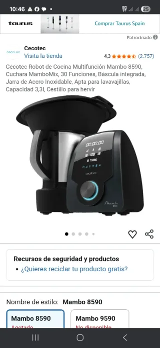 Cecotec Robot Cocina Mambo 8590