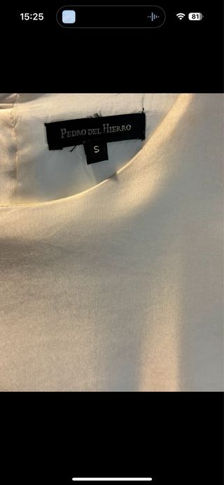 Vestido fiesta mujer blanco con bordados flores