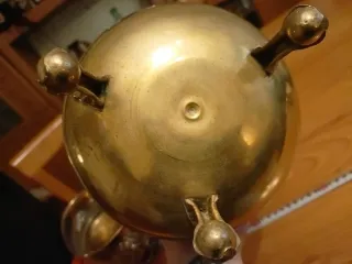 Lote latón antiguas piezas decorativas