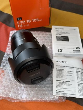 Lente Sony E PZ 18-105mm F4 OSS