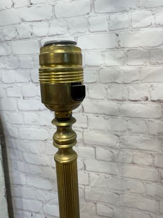 3 Lámparas Vintage bronce y ónix