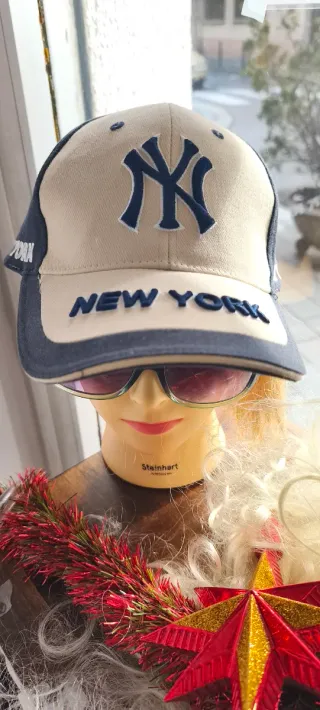 Gorra New York Yankees Beige y Azul