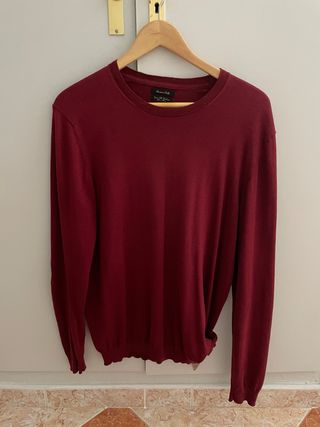 Jersey Massimo Dutti Rojo Talla L