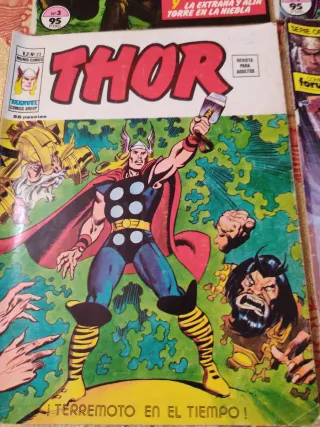 4 Comic superhéroes Conan y Thor