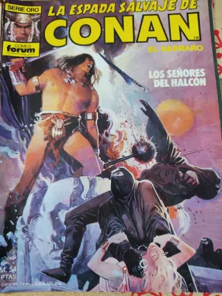 4 Comic superhéroes Conan y Thor