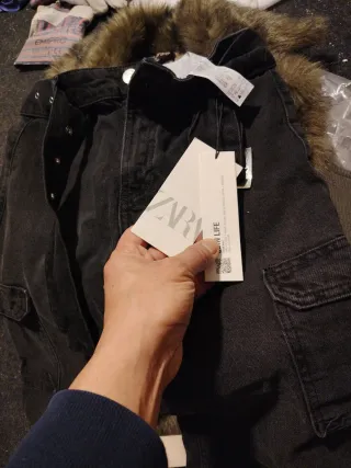 Pantalón cargo gris mujer Talla 32