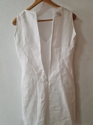 Vestido Ibicenco Blanco 100% Ramio