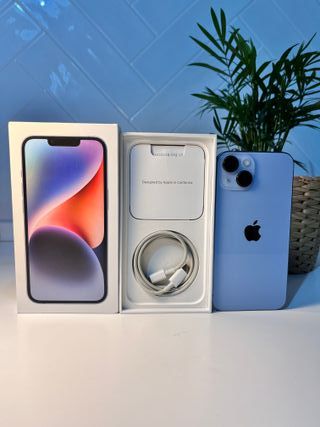 iPhone 14 88% Batería ORIGINAL 128gb Celeste