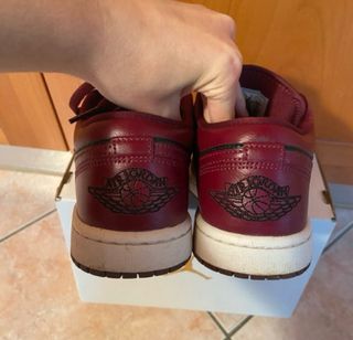 Nike Air Jordan 1 Low Scarpa Rossa e Nera